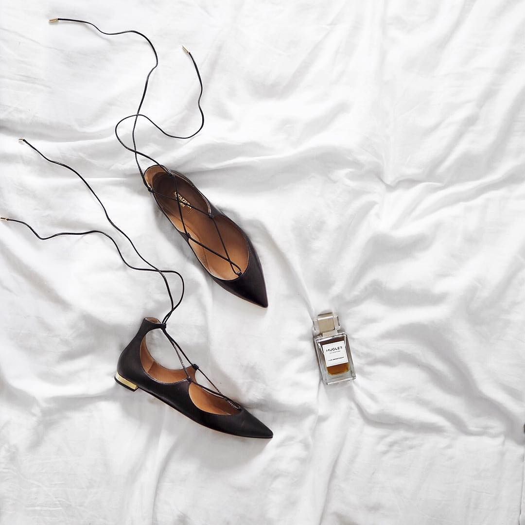 Smelling French @muglerofficial &amp; Dressing Italian @aquazzura  @liketoknow.it