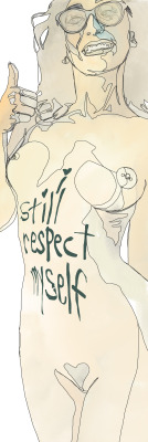 jeffdillonart:  respect myself by Jeff DillonModel: KarlyReference image used with permission