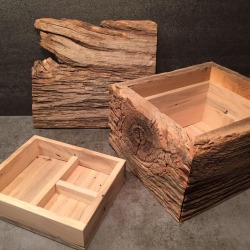 Treasure Box. 150 year old barn oak lined with ambrosia maple. Craig A Rowe Design 2018