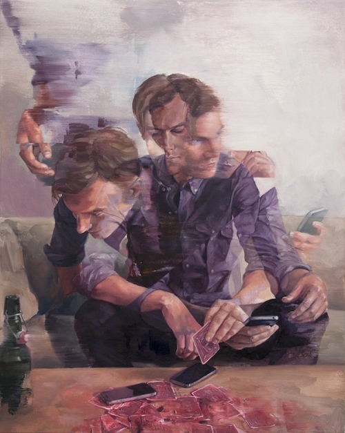 Painting by Adam Lupton.(via Paintings by Adam Lupton | Zeutch)