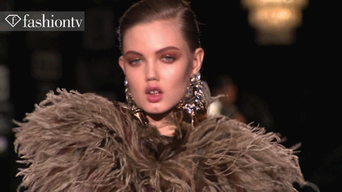 coldbitch93:  lazyiness:  miuccias:  lindsey for dsquared2 fw 14  What a sassy chick