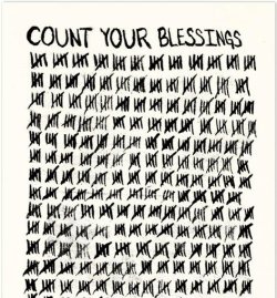 Count your blessings