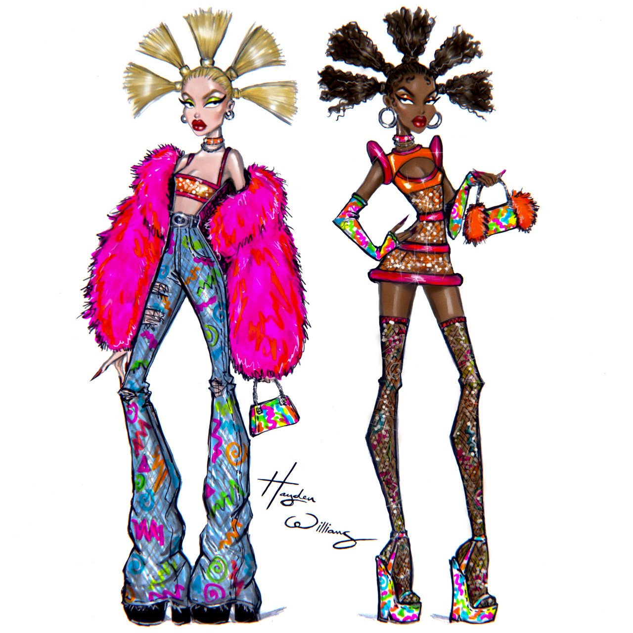 Hayden Williams Fashion Illustrations