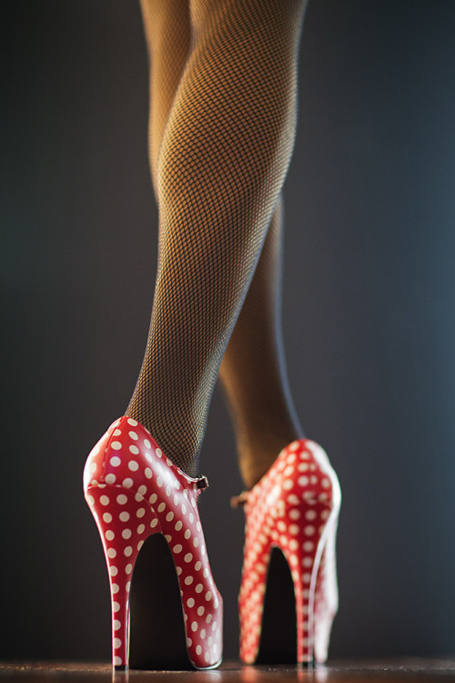 Fishnets & Polka dots