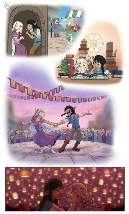 The second and last part of my Royalmelody Tangled AU comic.(Part 1)