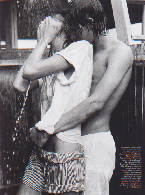 thesatinjacket:  Fin d’été, Daria Werbowy by Bruce Weber for Vogue Paris October 2004 