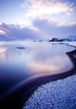 neptunesbounty:  Litle trip to heaven (Kleifarvatn) by oskarpall on Flickr. 