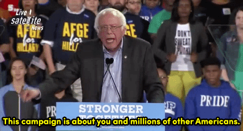 micdotcom:  Watch: Bernie takes a passionate stand for Hillary — and confesses what upsets him most about Trump.  follow @micdotcom 