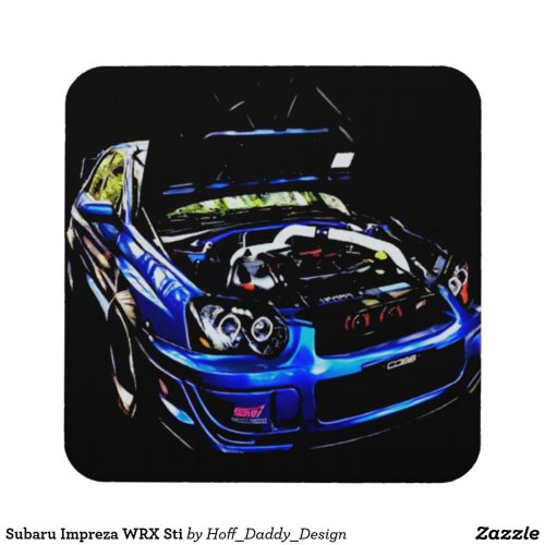 Subaru Impreza WRX Sti Beverage Coaster