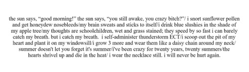 hornbachers:i say the sun gives me superpowers, webmd says i’m manic again