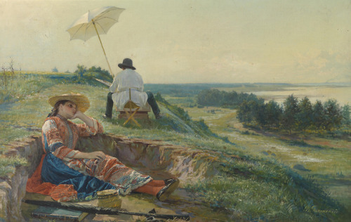 A Hot Summer’s Day. c1904. Vasili Andreyevich Golynsky