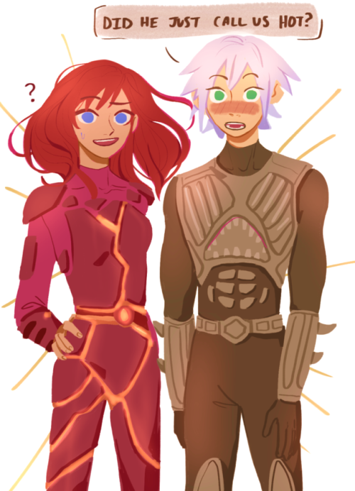 thepenguininspace:shark boy and lava girl au 