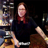 theosbournesgifs:  My concentration span is very short. What do they call it? Whatever. 