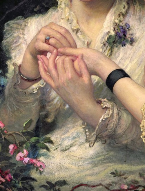 secretlesbians: James Sant (1820–1916),  A Thorn Amidst Roses, 1887.