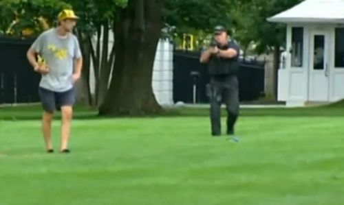 thinksquad:  Jeffrey Grossman, a Chatham High School graduate, was apprehended by the U.S. Secret Service last Thursday when he successfully climb over the White House fence. He was wearing a Pokemon-themed shirt and hat, and carried a Pikachu doll from