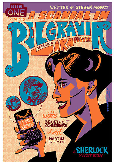 becks28nz:  Vintage Posters - Sherlock by Chris Schweizer  