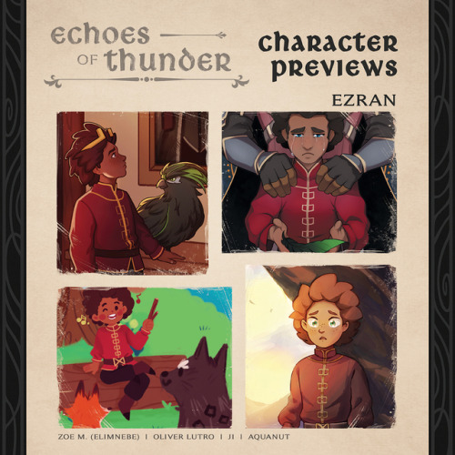 alchemyartgroup: Echoes of Thunder: Character Preview Panels We’re starting some character pre