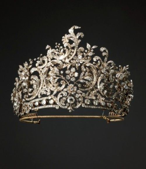 princessofpreussen:The Württemberg Rococo Tiara (belonged to Queen Charlotte of Württember