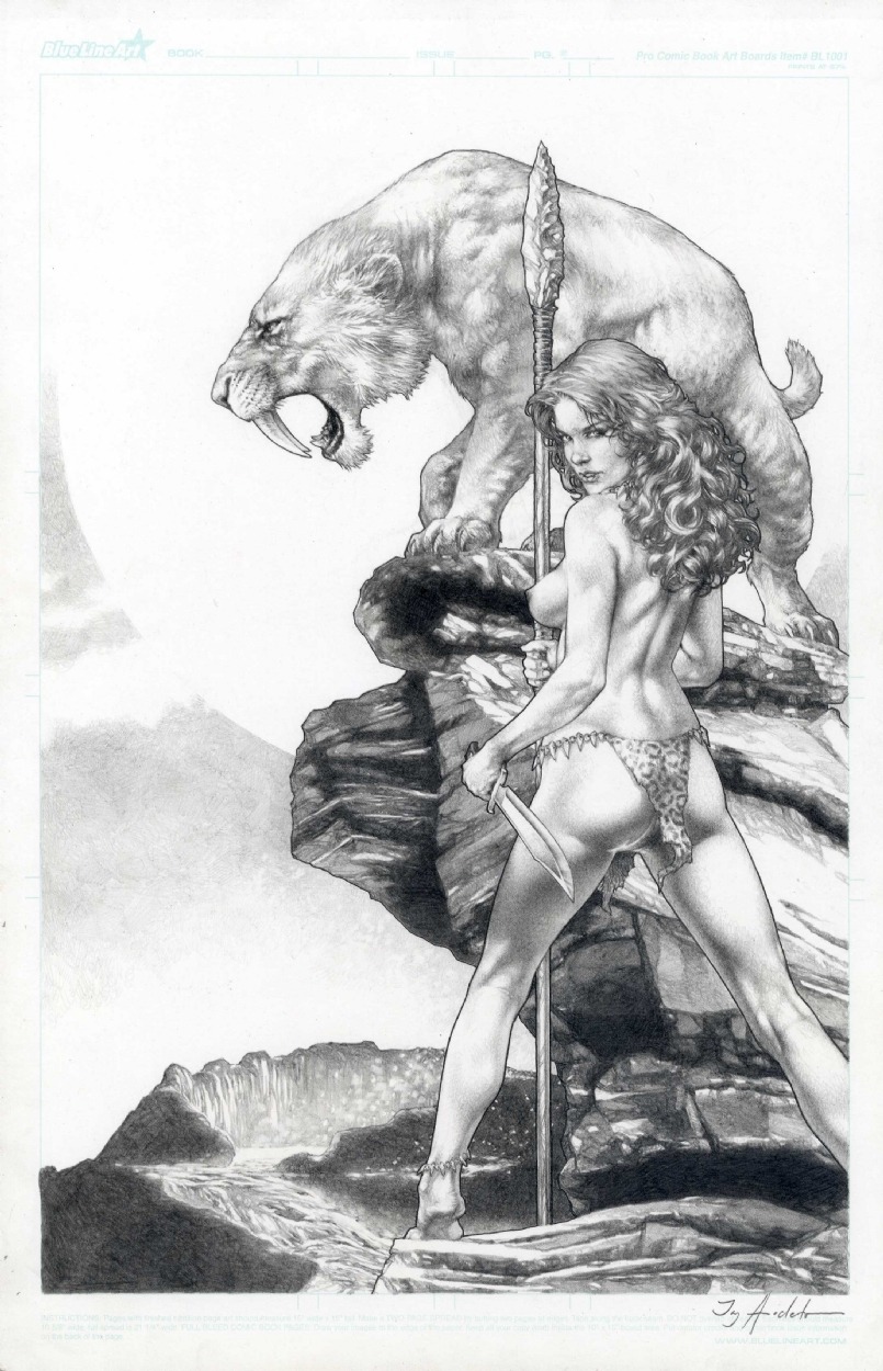 comicbookwomen:Cavewoman-Jay Anacleto