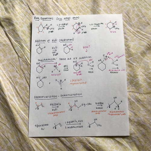 cyclicstudies: Organic Chemistry: Electrophilic Additions to Alkenes Hey all! I wanted to put togeth