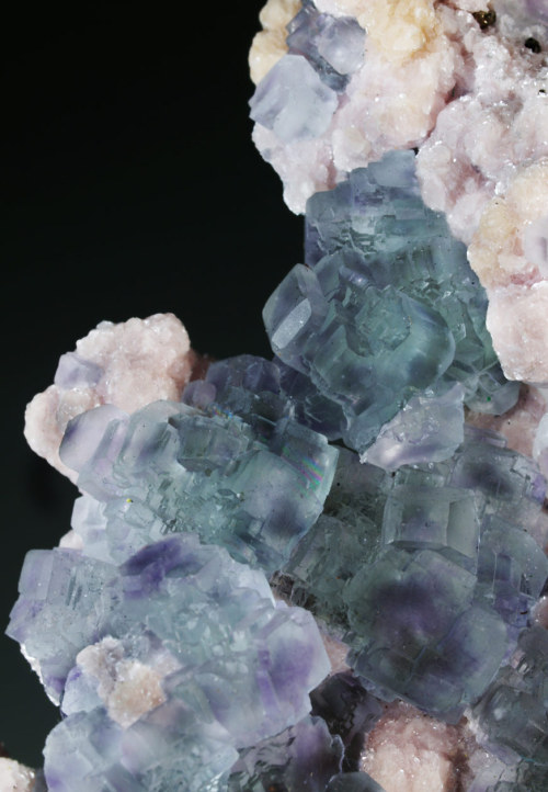 Fluorite with Cookeite - Huanzala Mine, Huallanca, Dos de Mayo, Huánuco, Peru