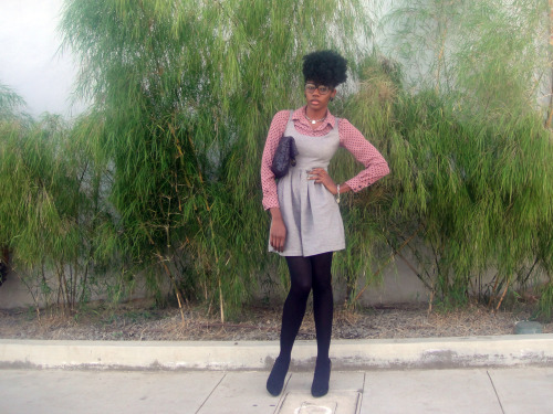 blackfashion:  Raven, 28, Los Angeles www.swankstylista.com www.instagram.com/swankstylista www.swankstylista.tumblr.com  Dress | I Heart Ronson Top | I Heart Ronson Tights | H&M Heels | Aldo Bag | Antonio Melani Necklace and Bracelet | Tiffany’s