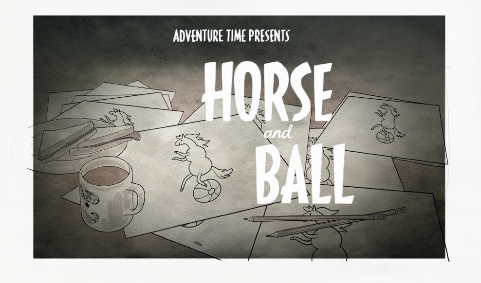 Horse and Ball - title carddesigned by James Baxterpainted by Joy Angpremieres Thursday,