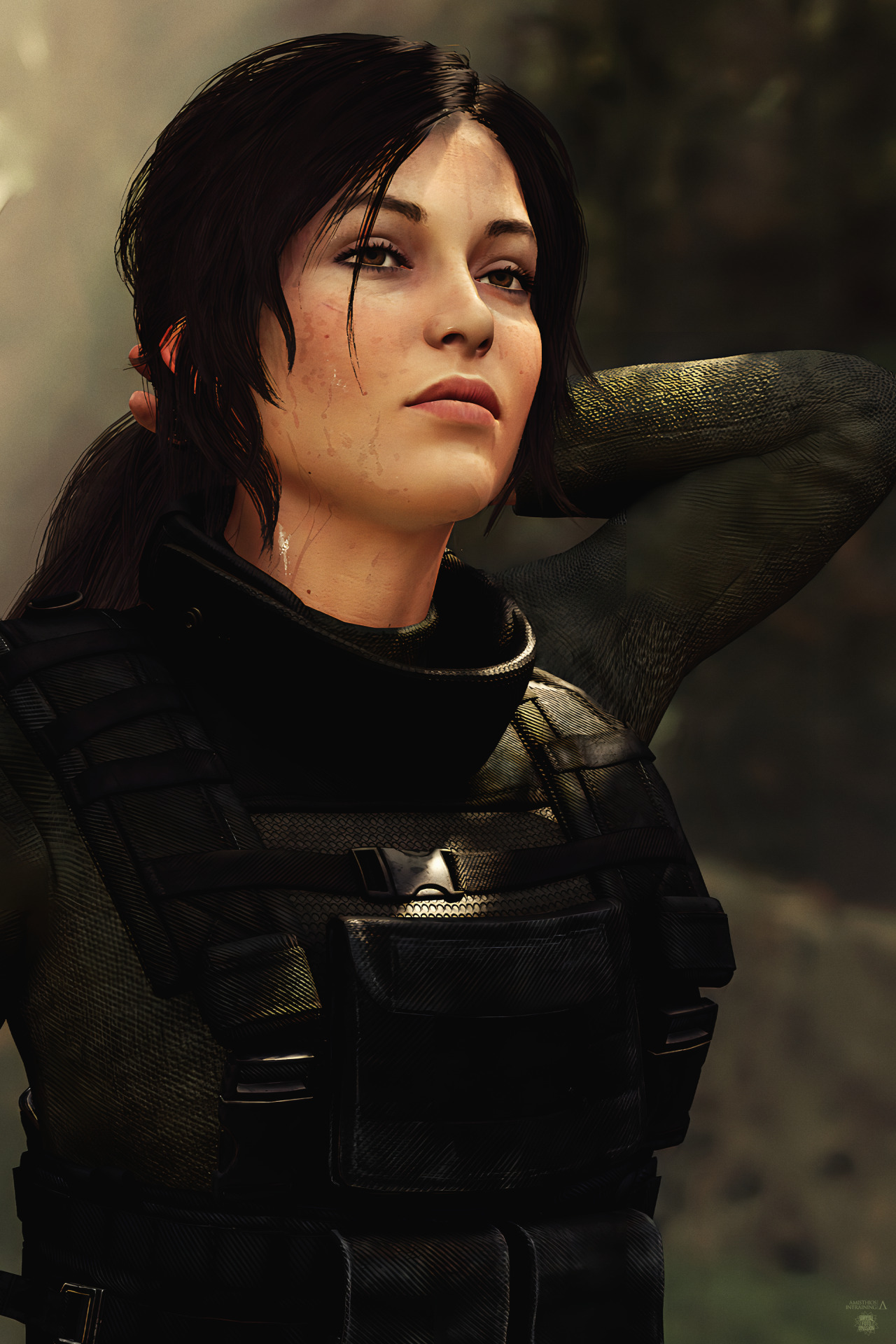 lara croft 2022 face model