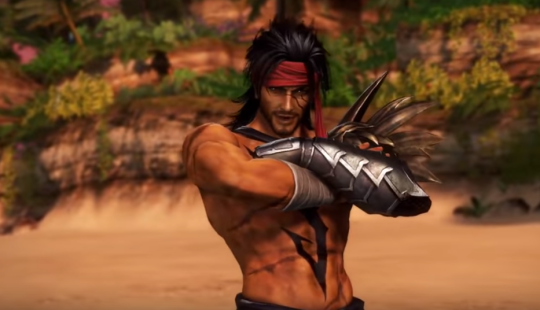 kingdomheartsddd:  One of my video game childhood crushes was Jecht, from Final Fantasy X. Probably better known as Tidus’ dad.Look at thisUPGRADE