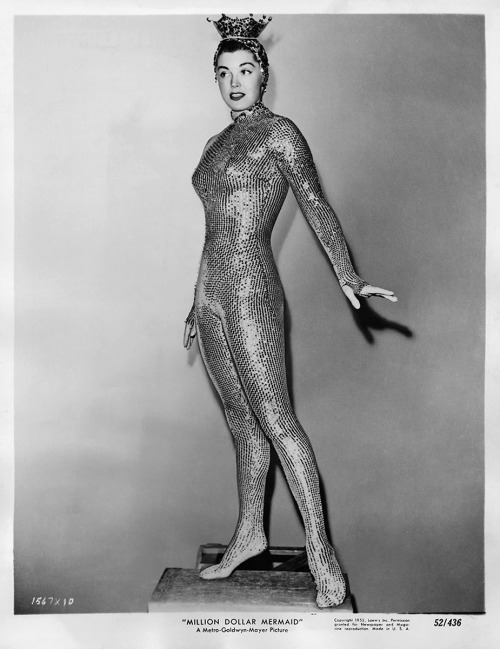 Esther Williams; publicity still for Mervyn LeRoy’s Million Dollar Mermaid (1952)