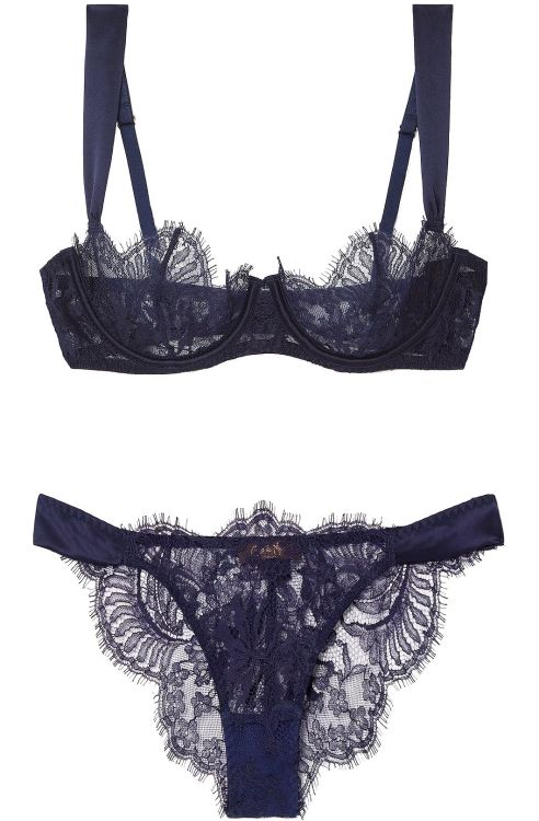 Martysimone:  Coco De Mer | Hibiscus • In French Chantilly Lace + Silk | Intertwine