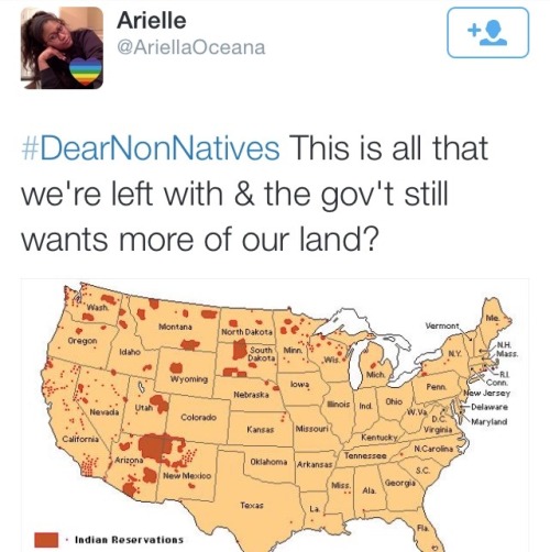 Porn photo america-wakiewakie:  #DearNonNatives happened