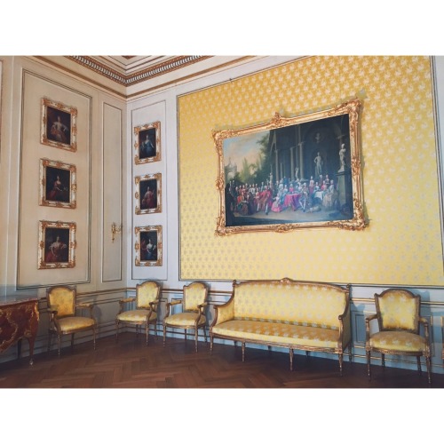 artschoolglasses:  Nymphenburg Palace. The German rococo in here is glorious. I died a little inside