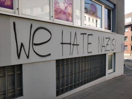 &ldquo;We Hate Nazis&rdquo; Seen in Essen, Germany