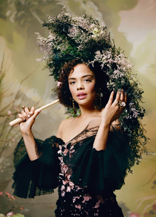 flawlessbeautyqueens:Tessa Thompson — Rodarte FW18