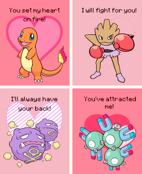 XXX justahornynerd:  shelgon:Pokemon Valentines photo