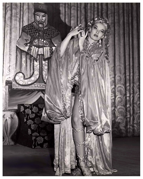 burleskateer:Lili St. Cyr        (aka. Marie Van Schaack)Promotional photo series featuring the cost