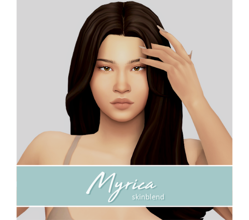 nesurii:MYRICA; a default + non default skinblend default replacement skin + non default faceoverlay