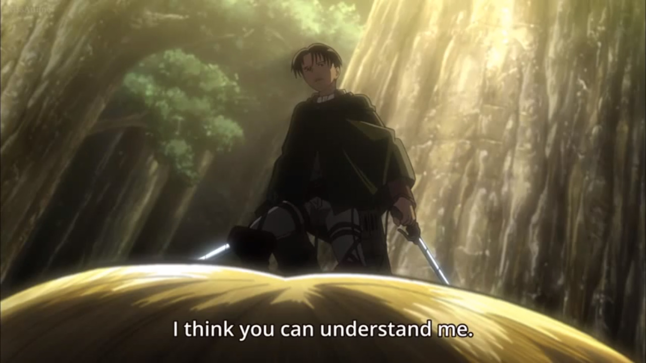 henkeai:  This scene I know a lot of us love Levi and his shortness and his poop