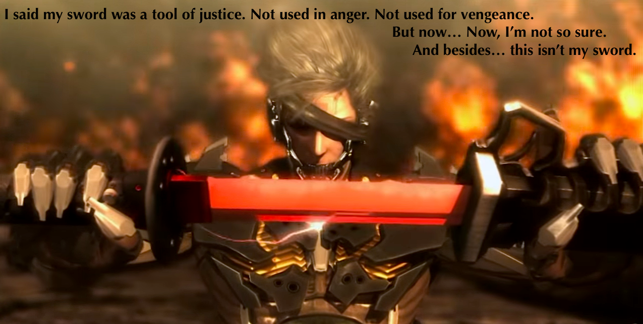 Fate Keeps On Happening — Great Quote From Raiden In Metal Gear Rising:...