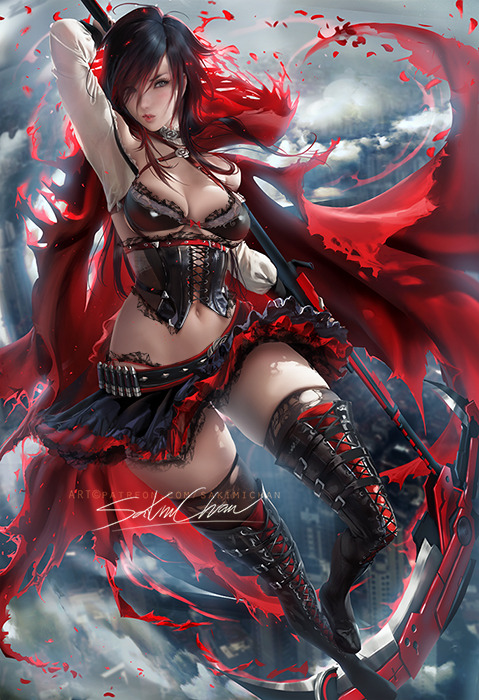 sakimichan:   Adult Ruby nsfw variants &lt;3;3 sfw/nsfw psd,hd jpg, video process