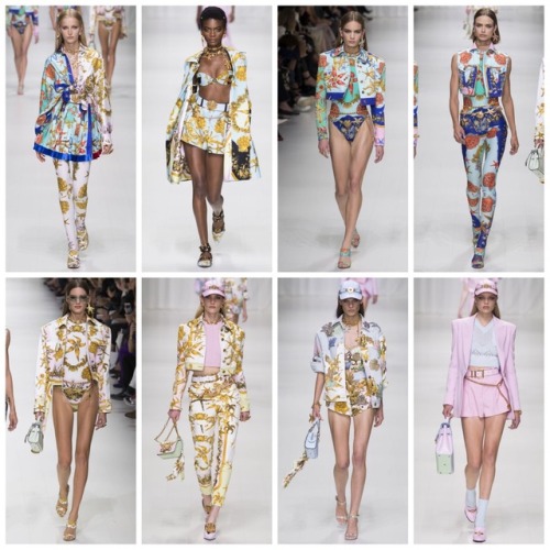 Versace S/S 2018 RTW MFW. The entire collection, original images are from vogue.co.uk