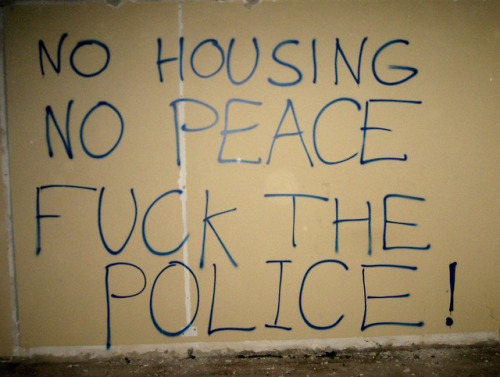 ‘No Housing No Peace, Fuck the Police!’Sydney