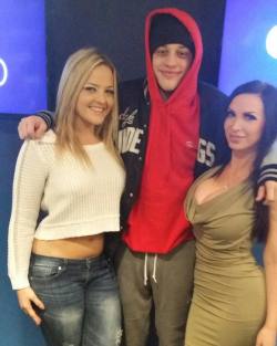 Loved meeting Pete Davidson from SNL today