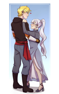 ijustreadeverything:  Jaune and Weiss dance