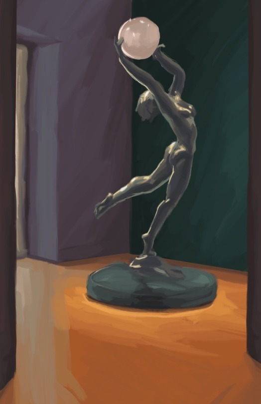 Im Spending Spring Break At @crystalbridgesmuseum ! Quick Digital Painting Of Harriet Whitney Frishmuths