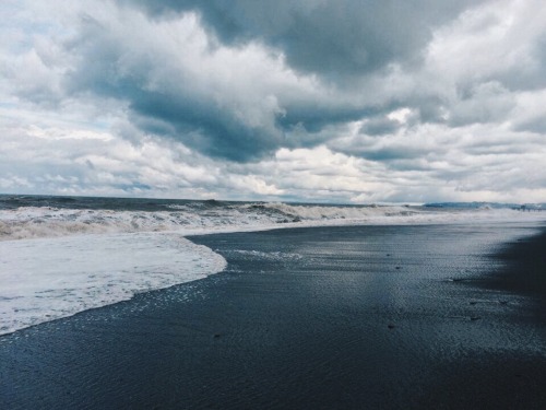 When the black sea is angry.