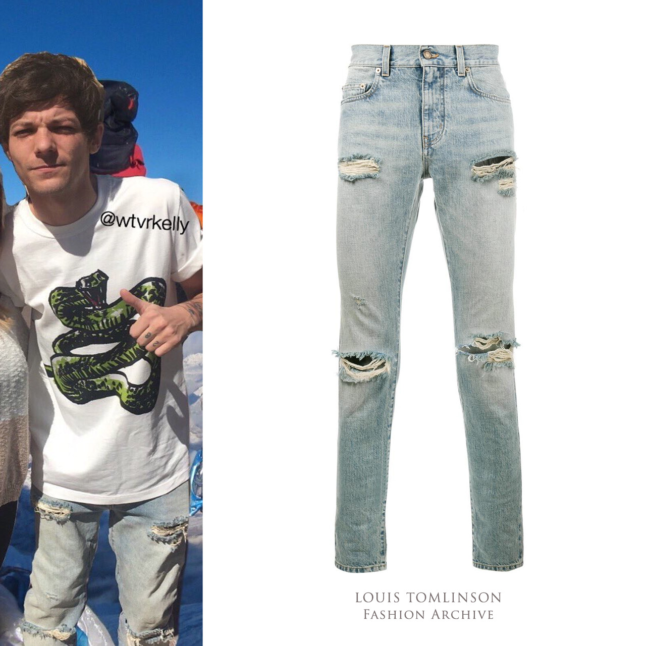 Louis Tomlinson Fashion Archive