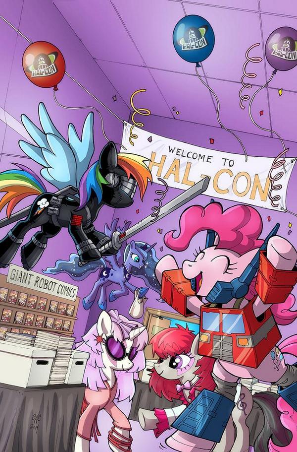 tillallare1:  Hal-Con exclusive MLP comic cover by Casey Coller.  Image courtesy