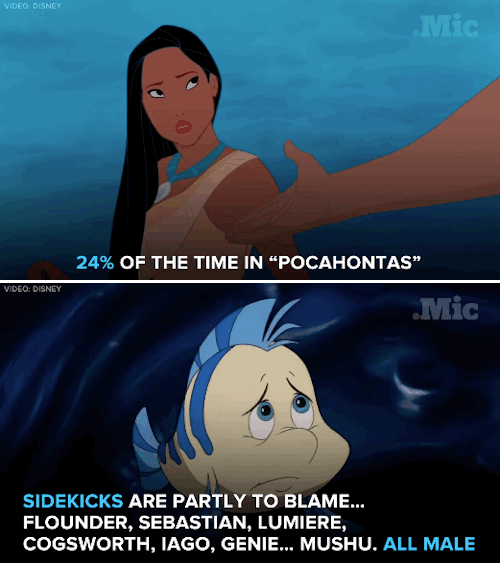 sweetsarsaparilla:micdotcom:Hey Disney, let your female heroes speak.Well, yes, it seems that way if